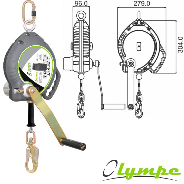 Höhensicherungsgerät OLYMPE-S 401 20 m