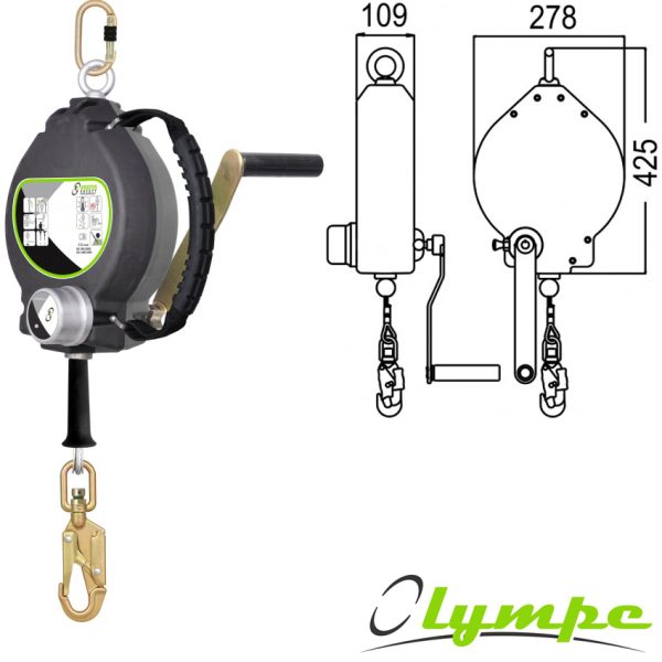 Höhensicherungsgerät OLYMPE-S 401 30 m