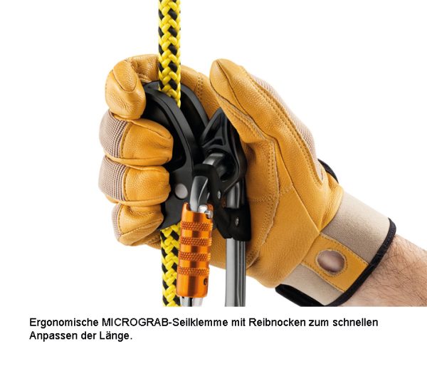 Petzl® MICROFLIP Arbeitsschutz für Höhenarbeit