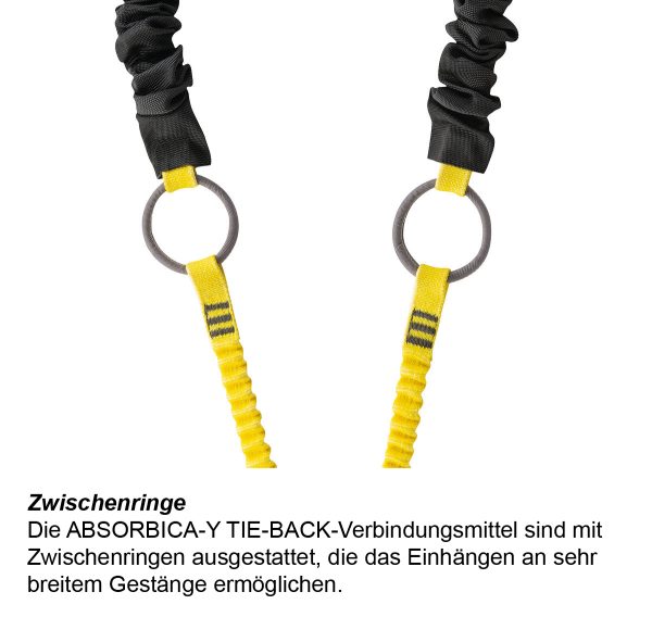 Petzl® Verbindungsmittel ABSORBICA-Y TIE-BACK