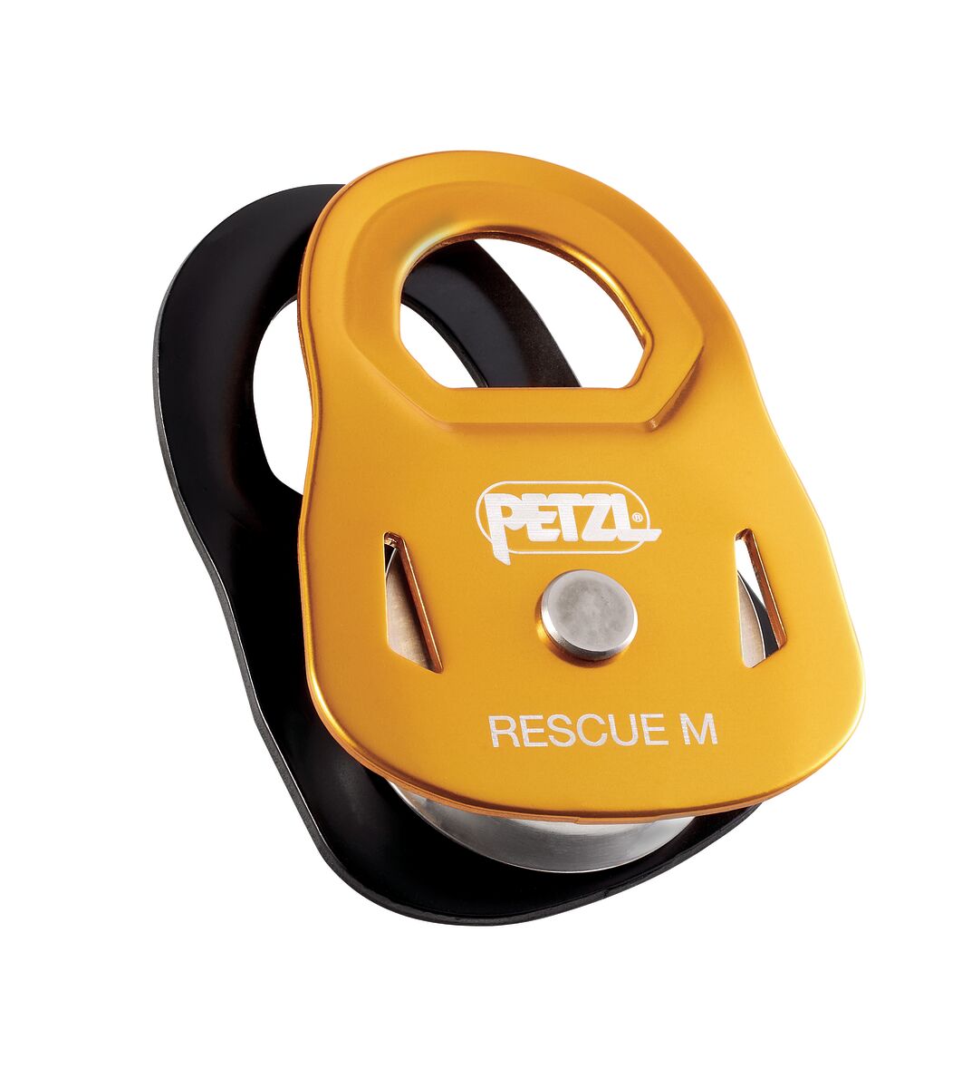 Petzl RESCUE M | Hochleistungs-Umlenkrolle für Rettung & Höhenarbeit | 36 kN