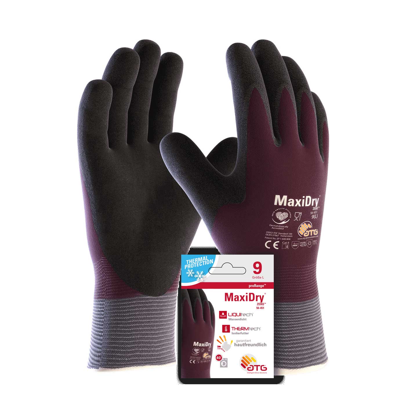 MaxiDry® Zero™ 56-451 HCT | Kälteschutzhandschuh für Öl & Nässe bis −30 °C – Bild 2