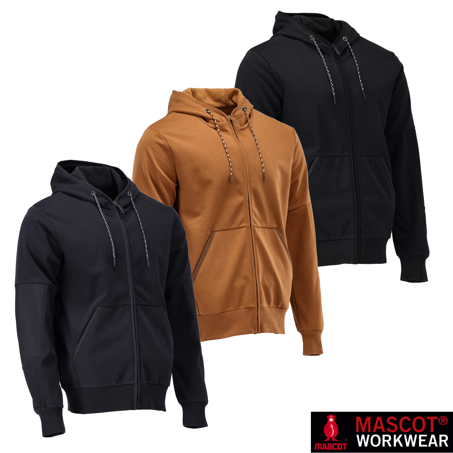 MASCOT® CUSTOMIZED Kapuzenjacke Schwarzblau 22386 – Bild 2