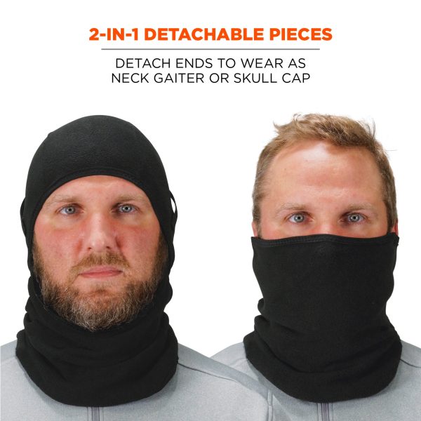 Balaclava Gesichtsmaske 2-teilig – Fleece-Kälteschutz für Arbeit & Outdoor – Bild 8