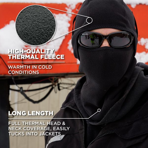 Balaclava Gesichtsmaske 2-teilig – Fleece-Kälteschutz für Arbeit & Outdoor – Bild 5
