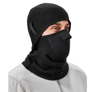 Balaclava Gesichtsmaske 2-teilig Fleece/Neopren – atmungsaktiver Kälteschutz