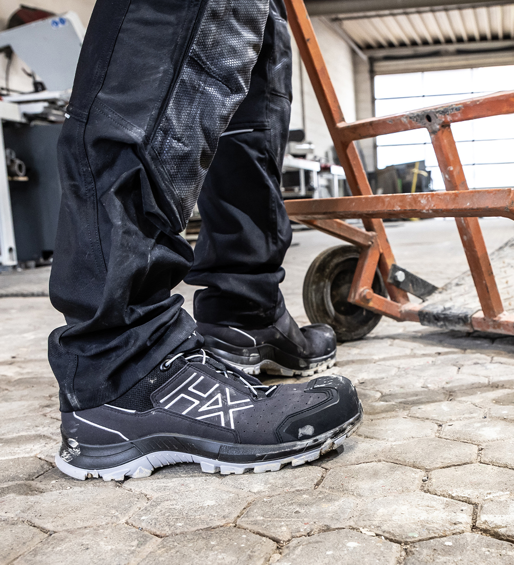 Haix® BLACK EAGLE Safety 200 S1PS metallfrei | Ultraleichter grau – Bild 2