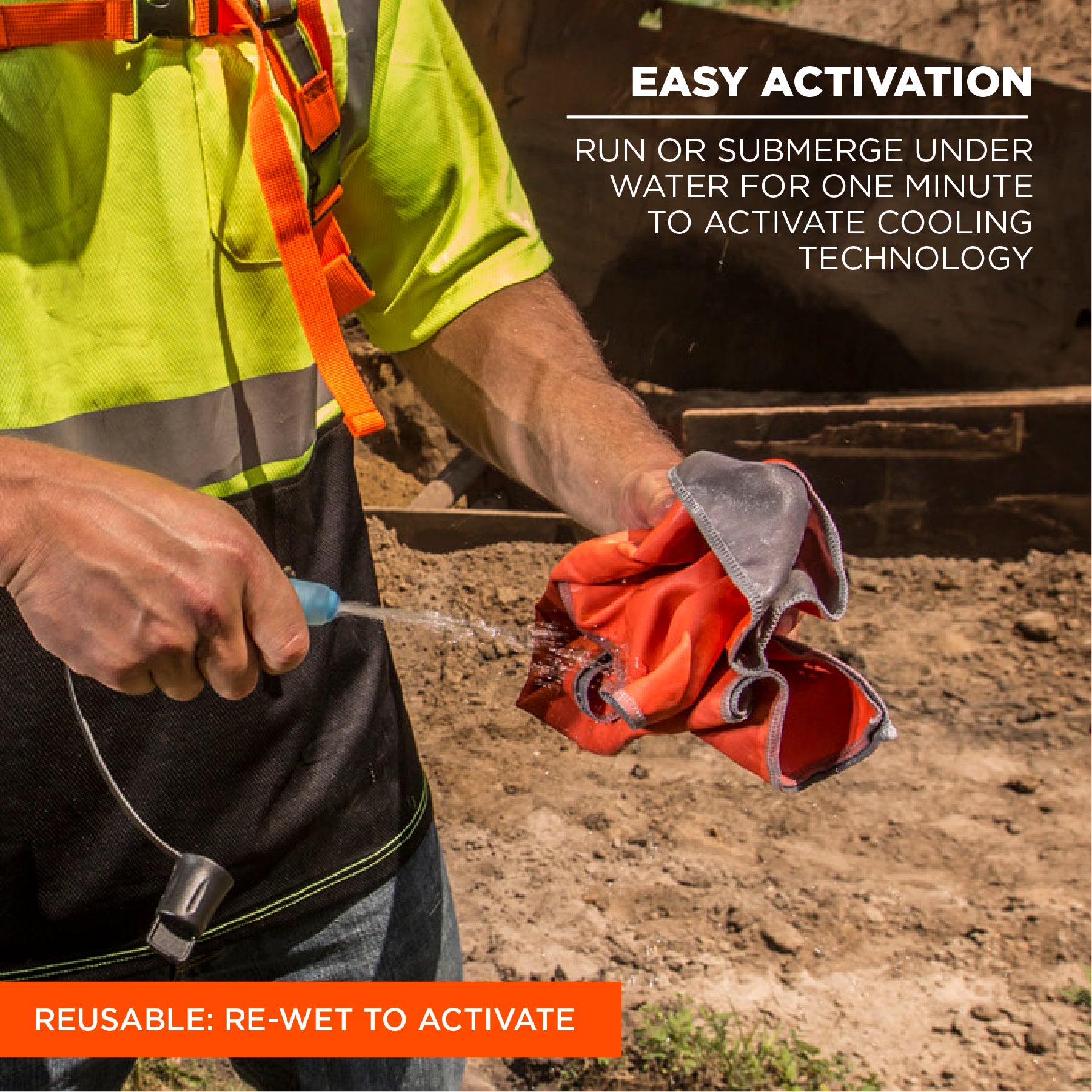 Chill-Its 6602MF Verdunstungskühlhandtuch aus Mikrofaser – Bild 5