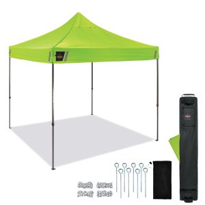 SHAX 6002 Pop-Up-Zelt 3x3 m lime | Profi Faltpavillon wasserdicht UV50+