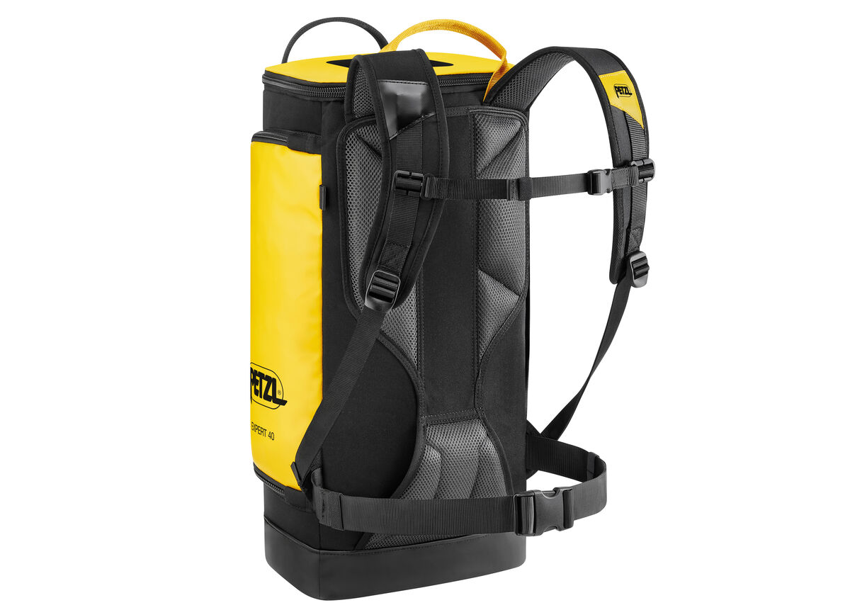 Petzl EXPERT 40 Transportsack gelb/schwarz | 40L Profi-Rucksack für Ausrüstung – Bild 5