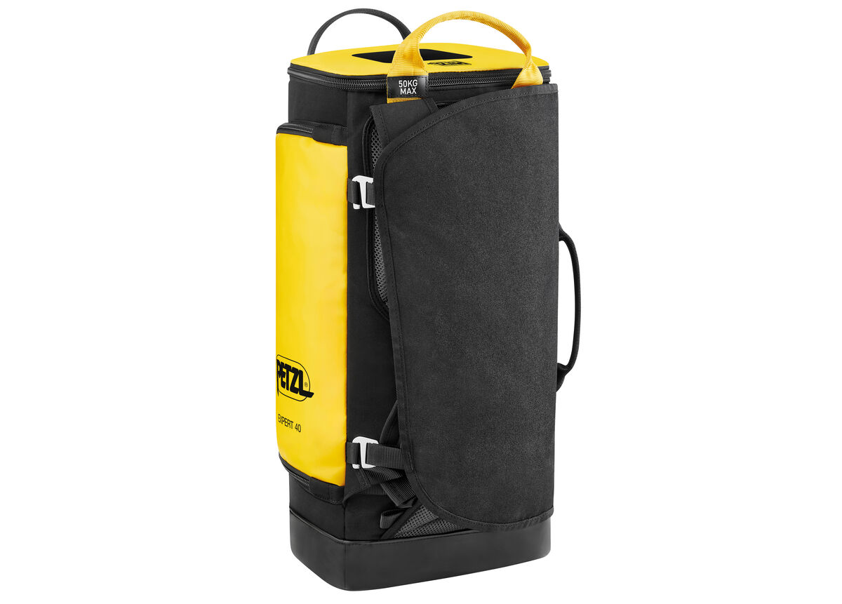Petzl EXPERT 40 Transportsack gelb/schwarz | 40L Profi-Rucksack für Ausrüstung – Bild 2
