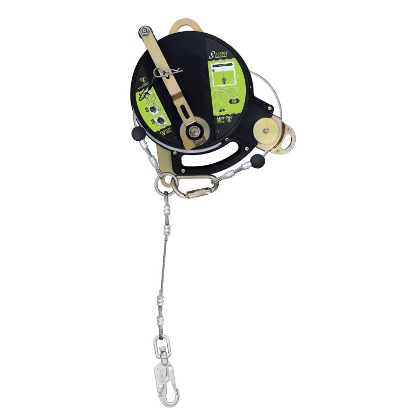 T-LINE Höhensicherungsgerät 12 m | 3-in-1 SRL & Rettungssystem